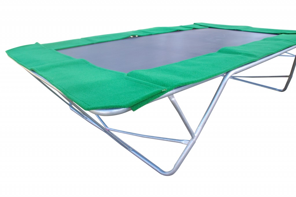 Black Mat with Padding Topline Trampolines