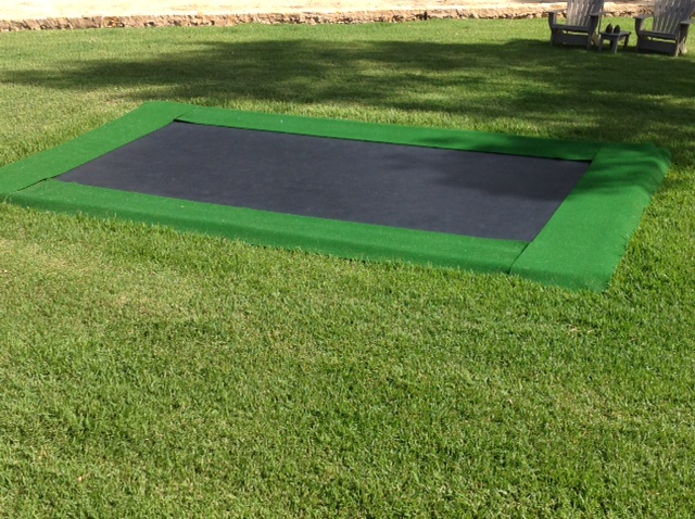 Top Quality In Ground Trampoline, Rectangle Trampoline In Ground