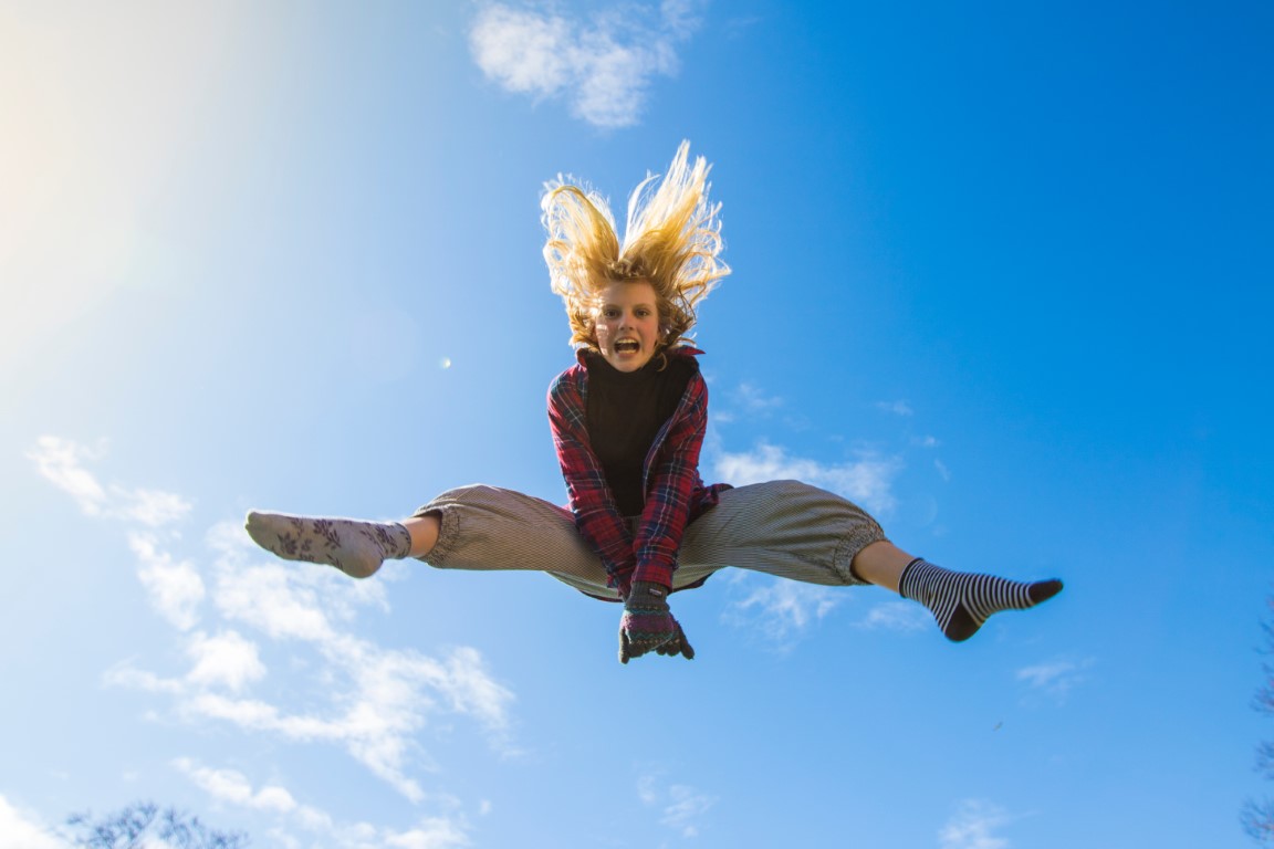 Jumping Girl - Topline Trampolines 