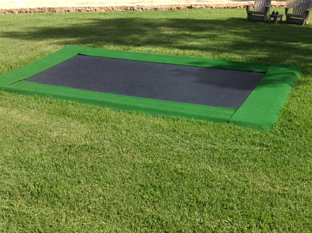 Trampolines in Australia Pro | Jumbo- frame size:   5.00 x 2.80 m